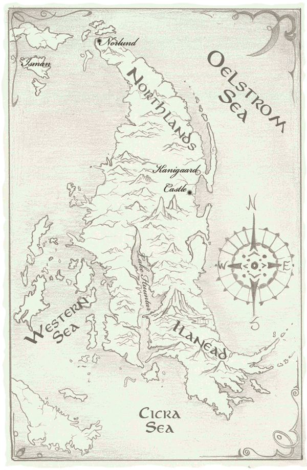 Map of Kanigaard Isle  by G. Carlson